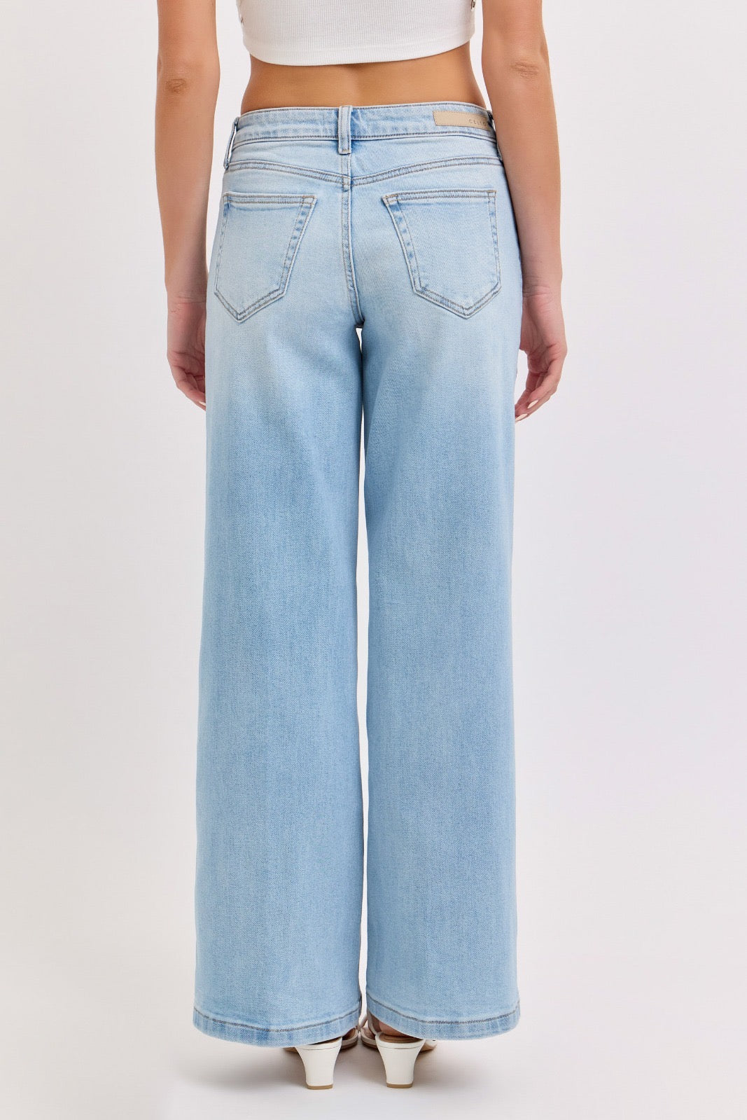 Light Wash Wide Leg Jeans