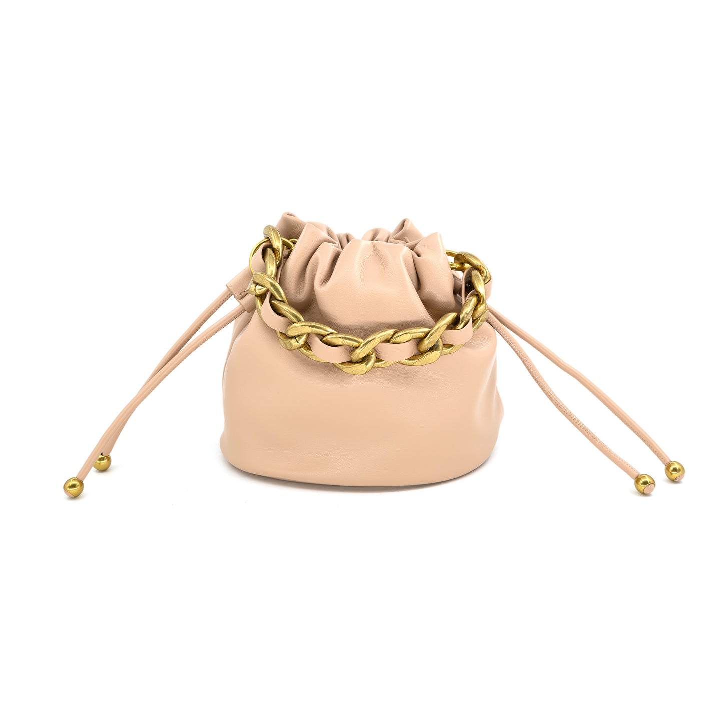 Beige Cinch Purse