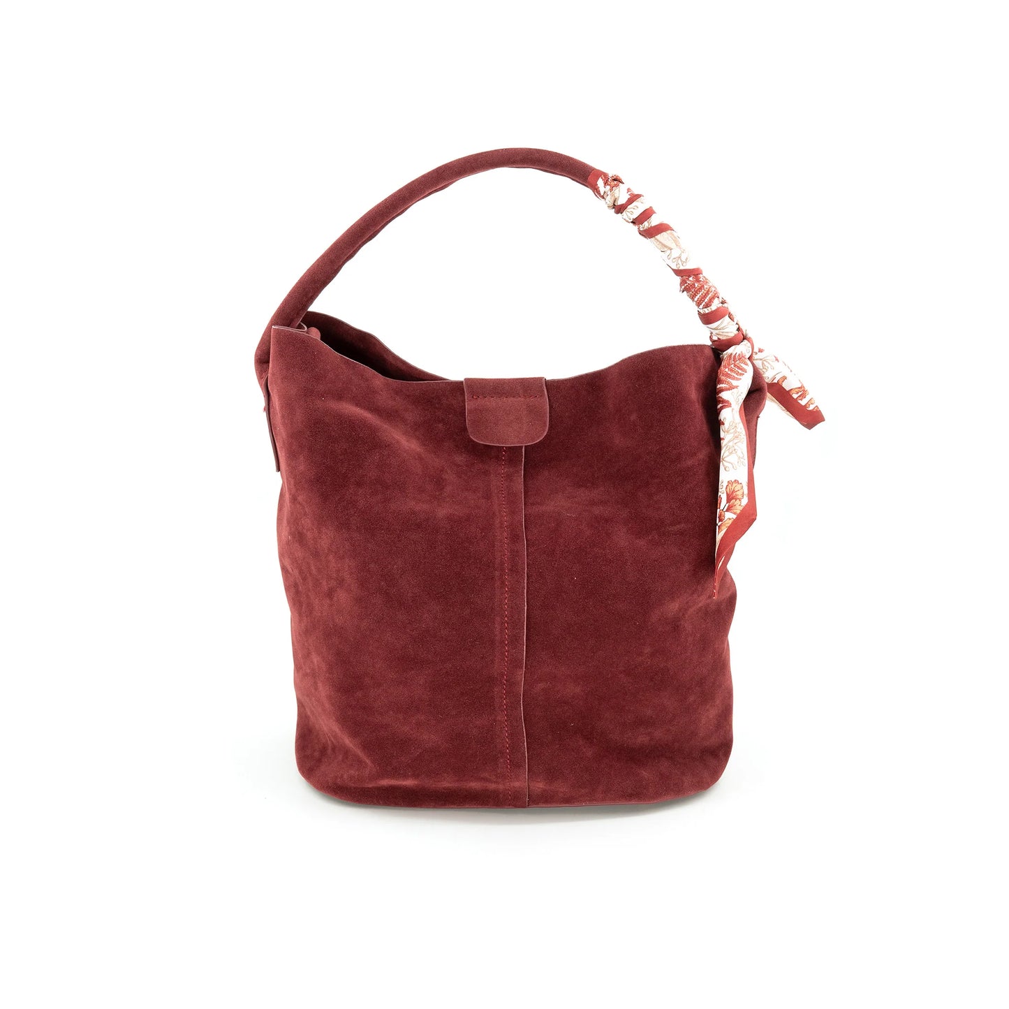 Burgundy Faux Bag