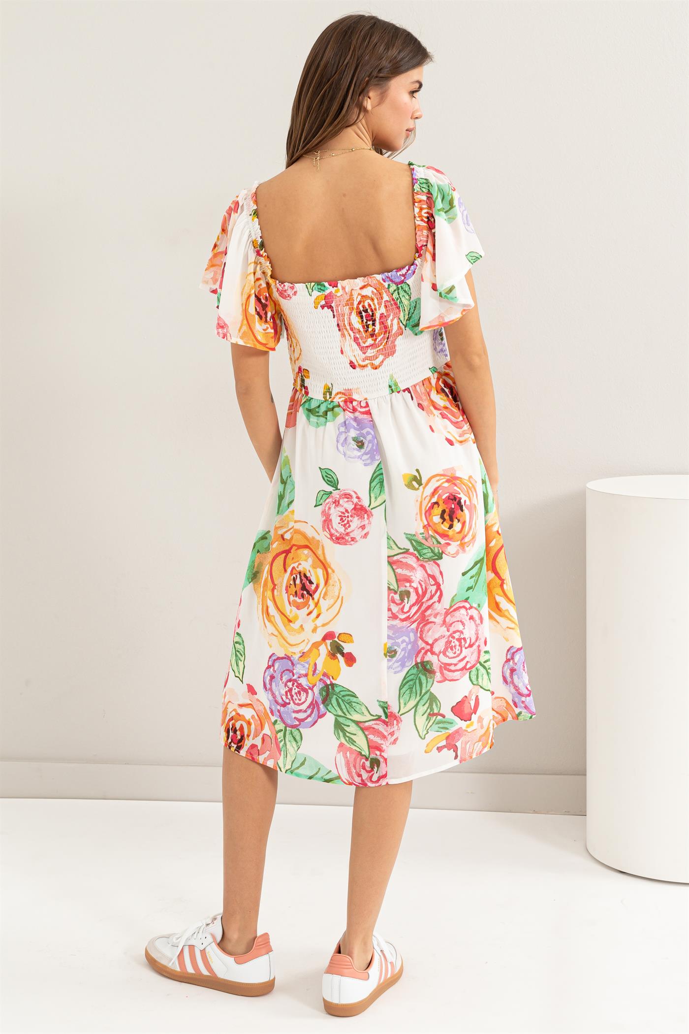 Multi Flower Dress