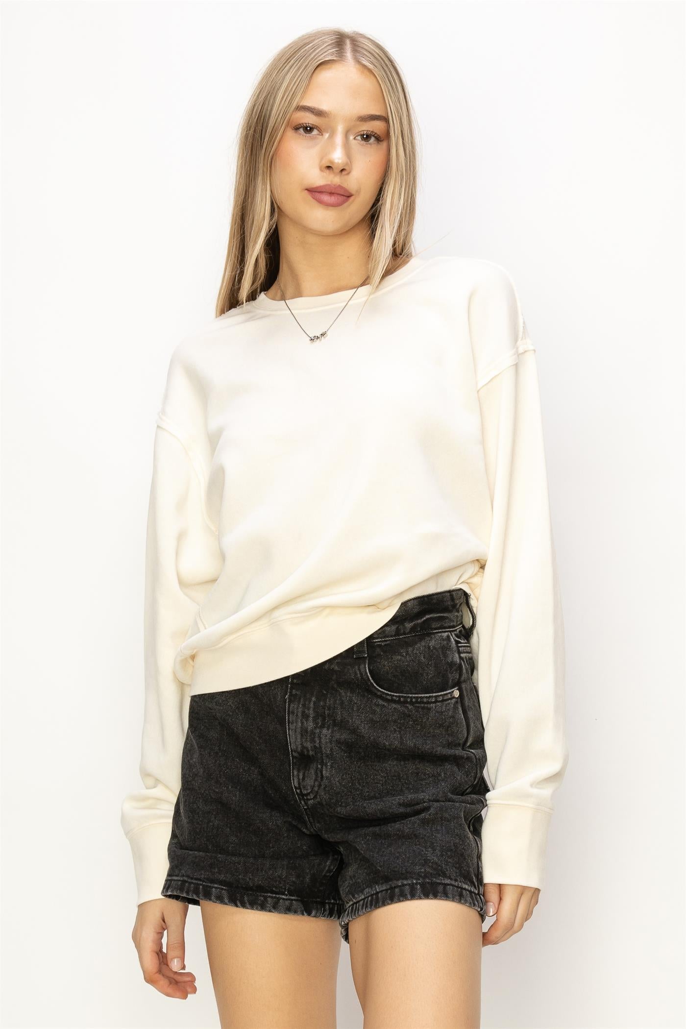 Cropped Crewneck