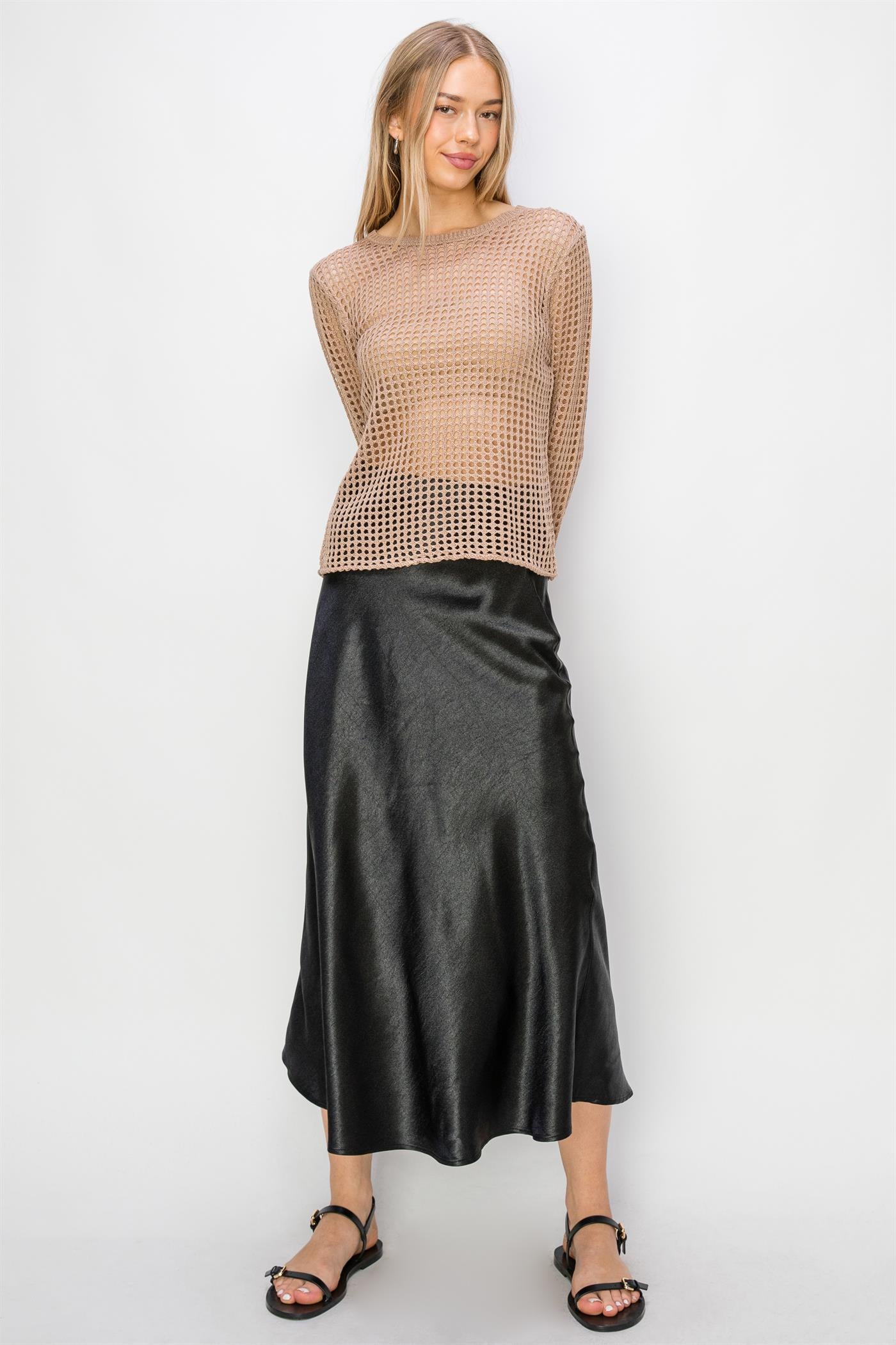 Mesh Knit Sweater
