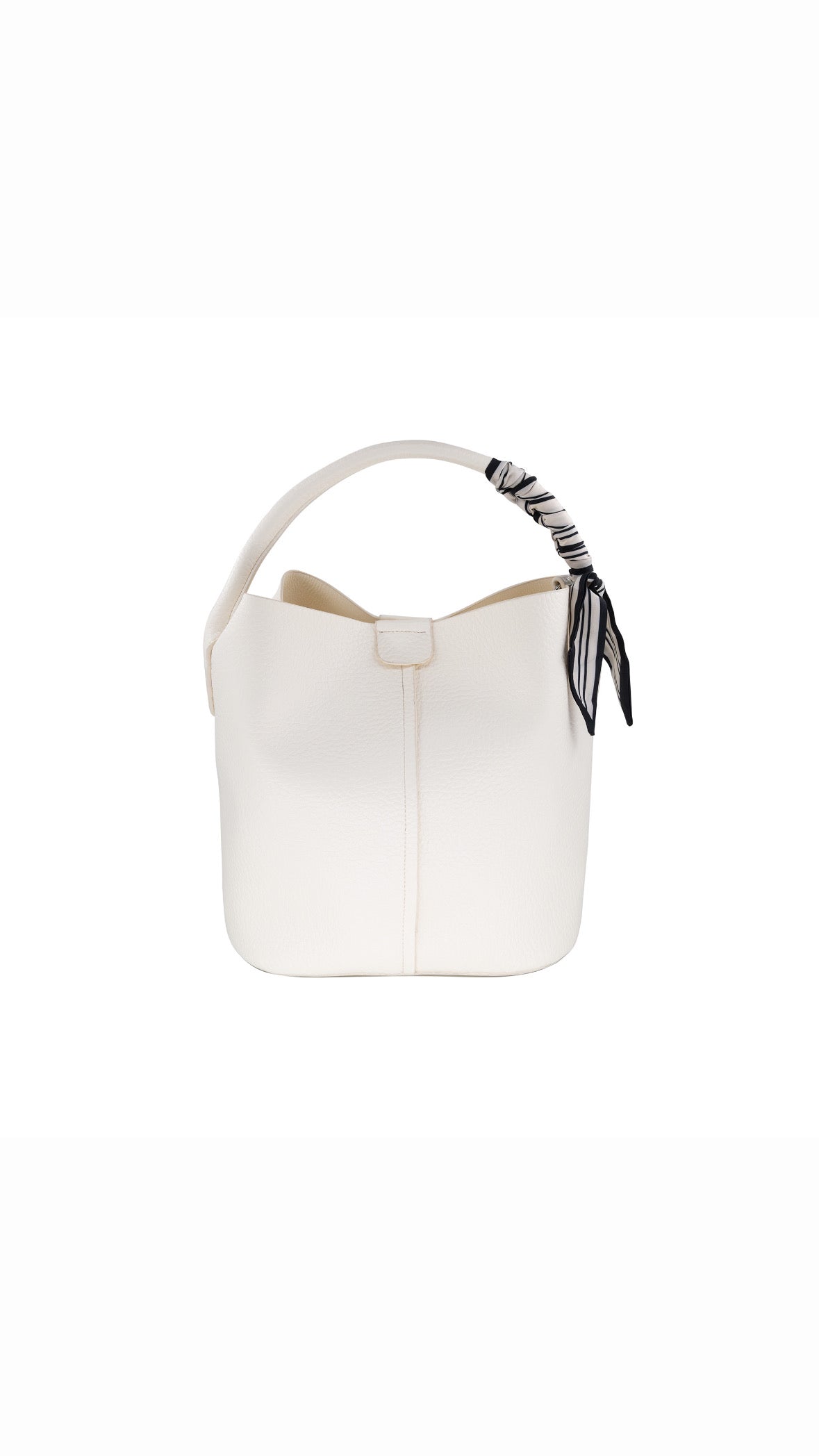 Small White Bucket Bag