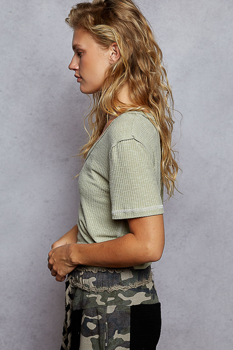 Dried Sage Jersey Tee