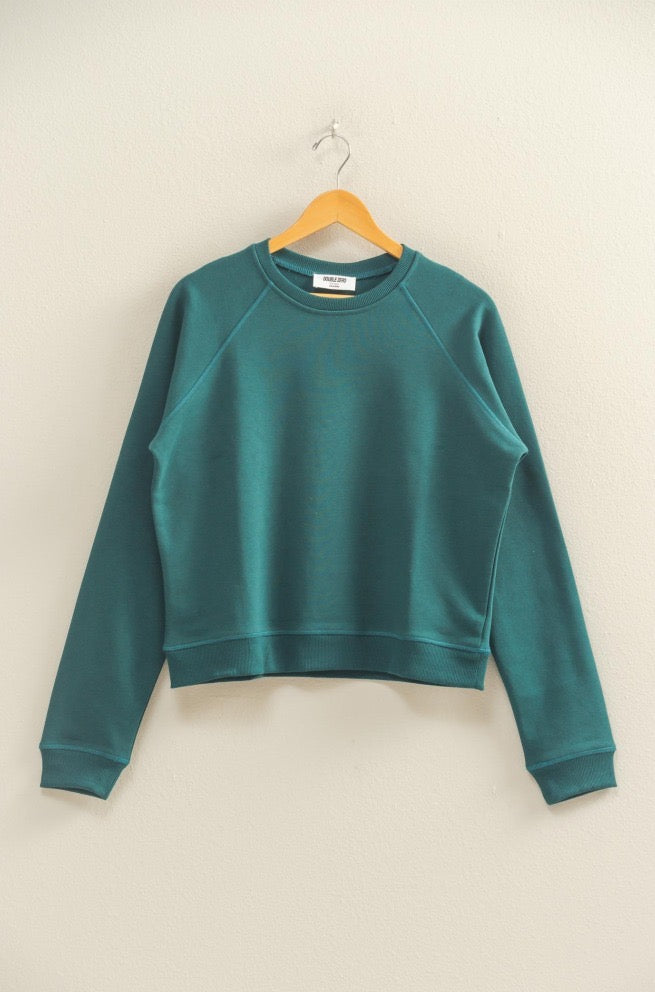 Deep Green Knit Top