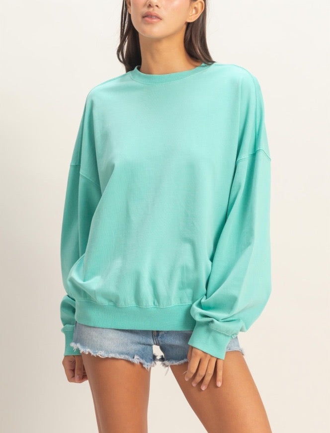 Turquoise Sweatshirt