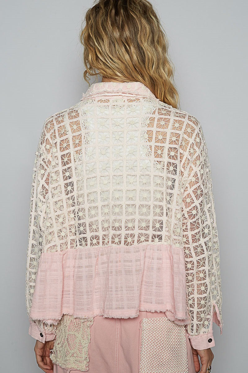Pink Woven Top