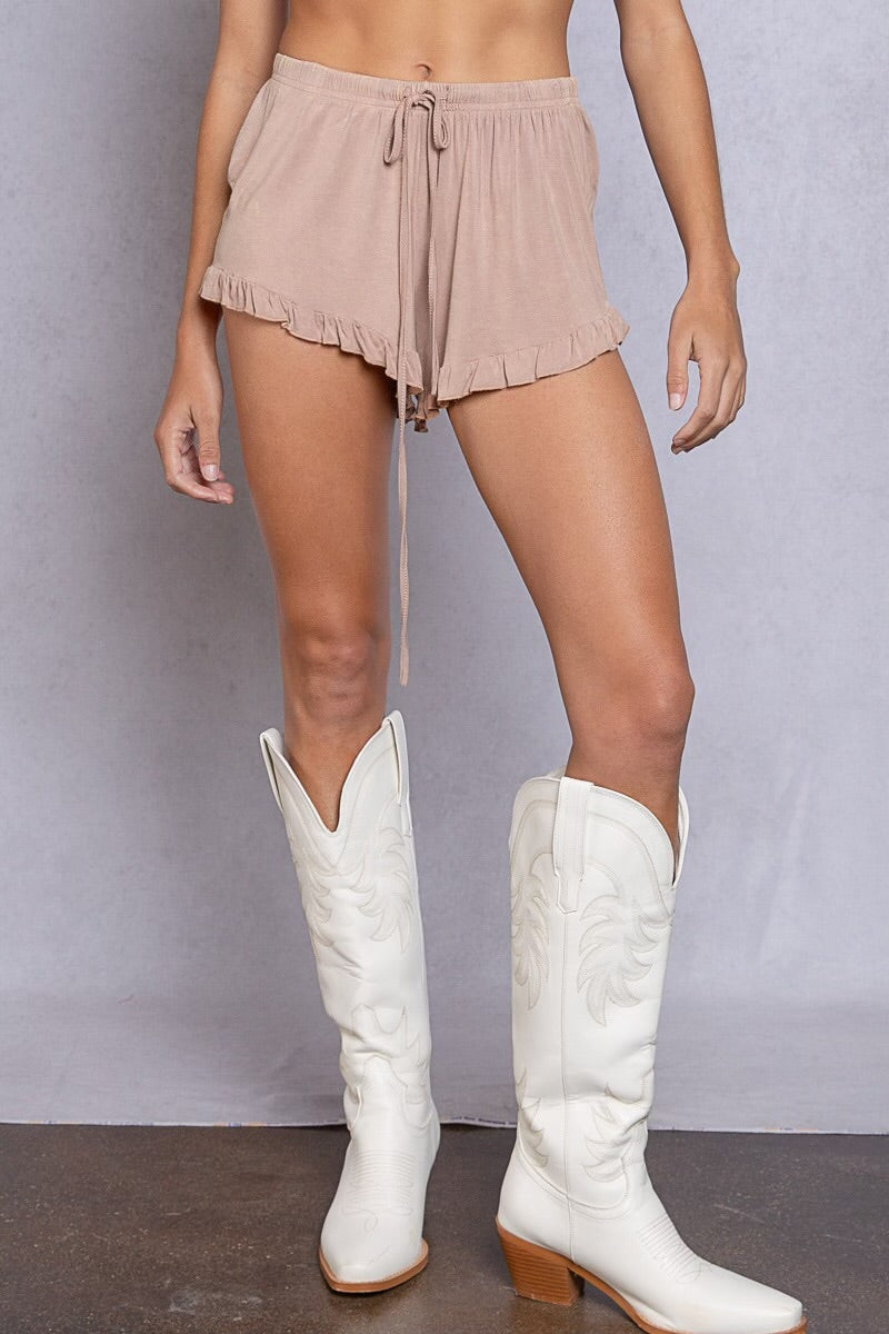 Beige Shorts