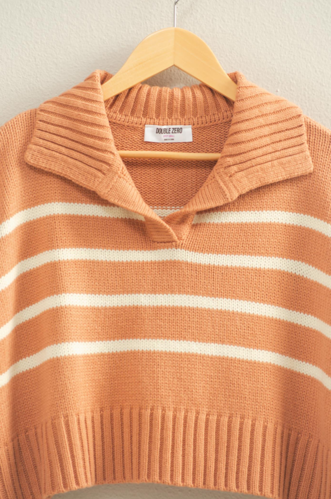 Clay/Cream Sweater