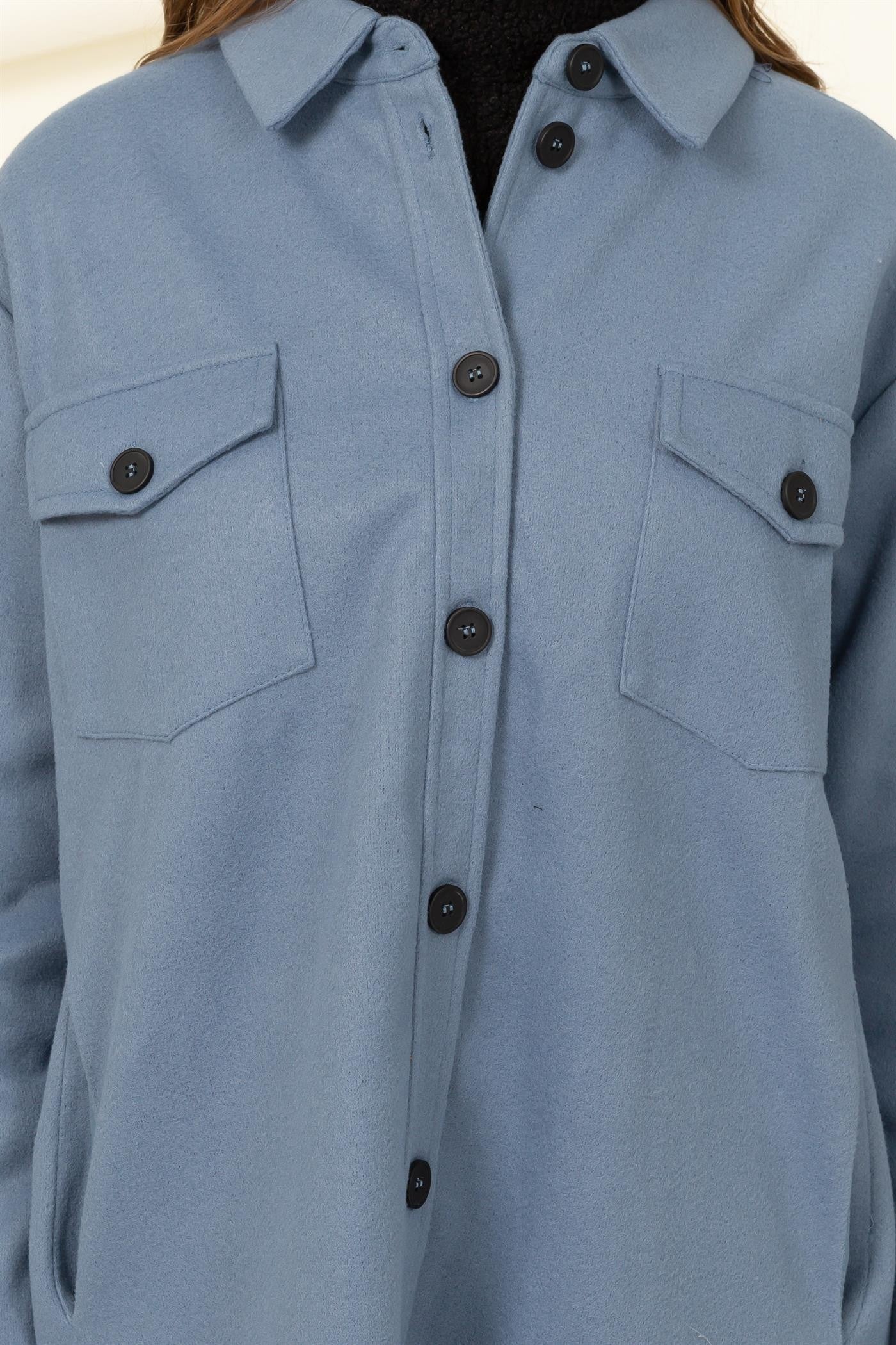 Zora Blue Shacket