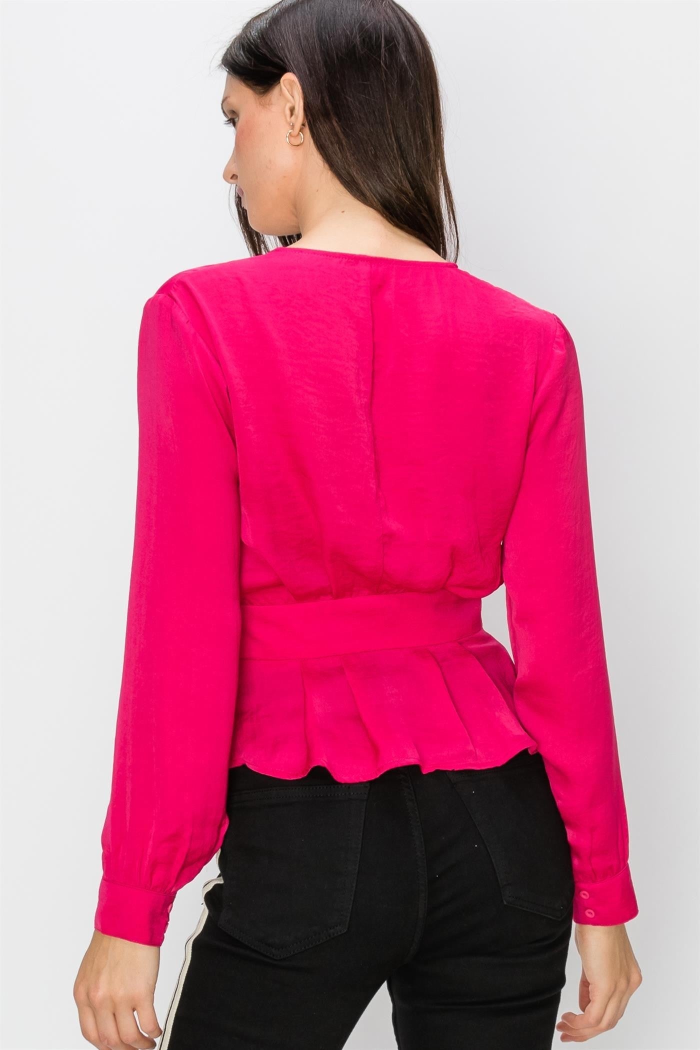 Top with Peplum bottom