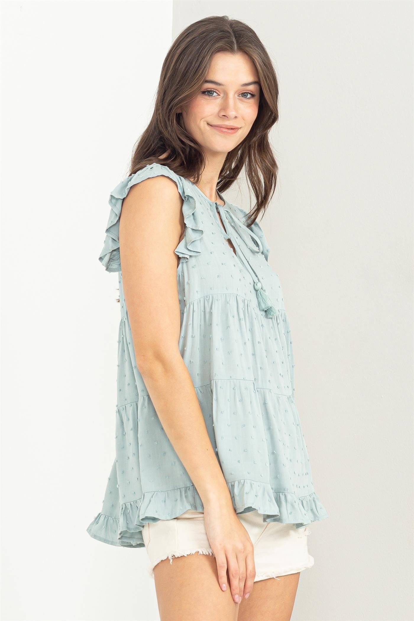 Jade Top w Cap Sleeve