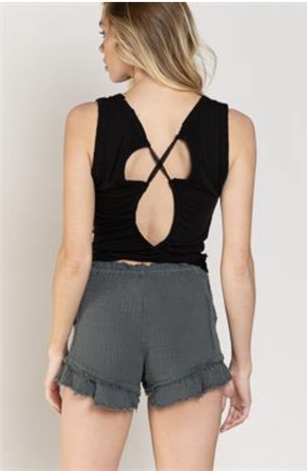 Short Black Top