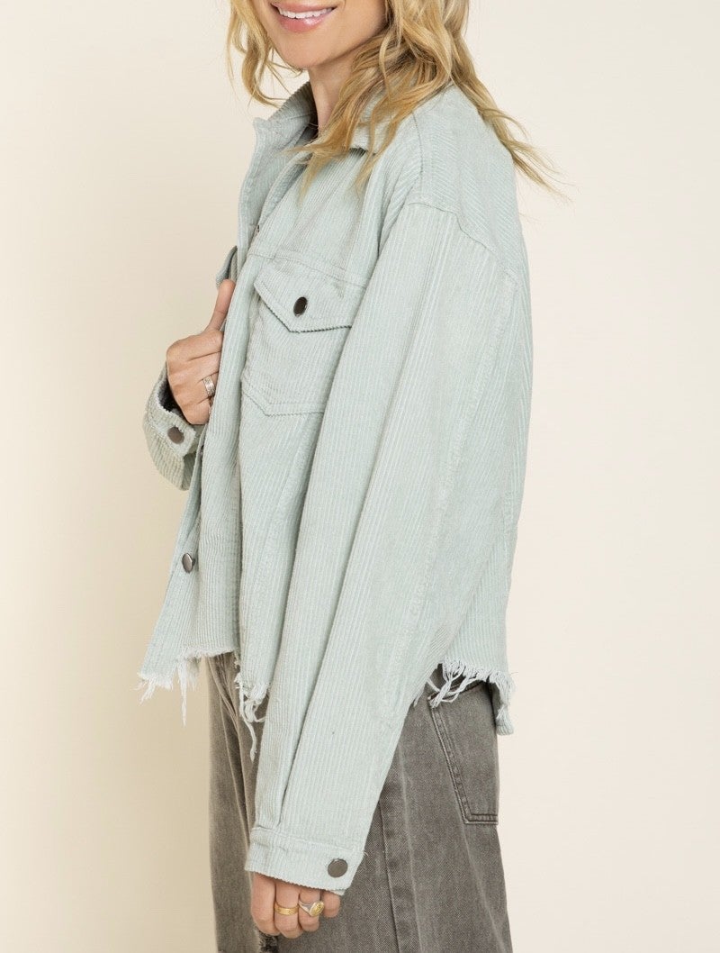 Sage Corduroy Jacket
