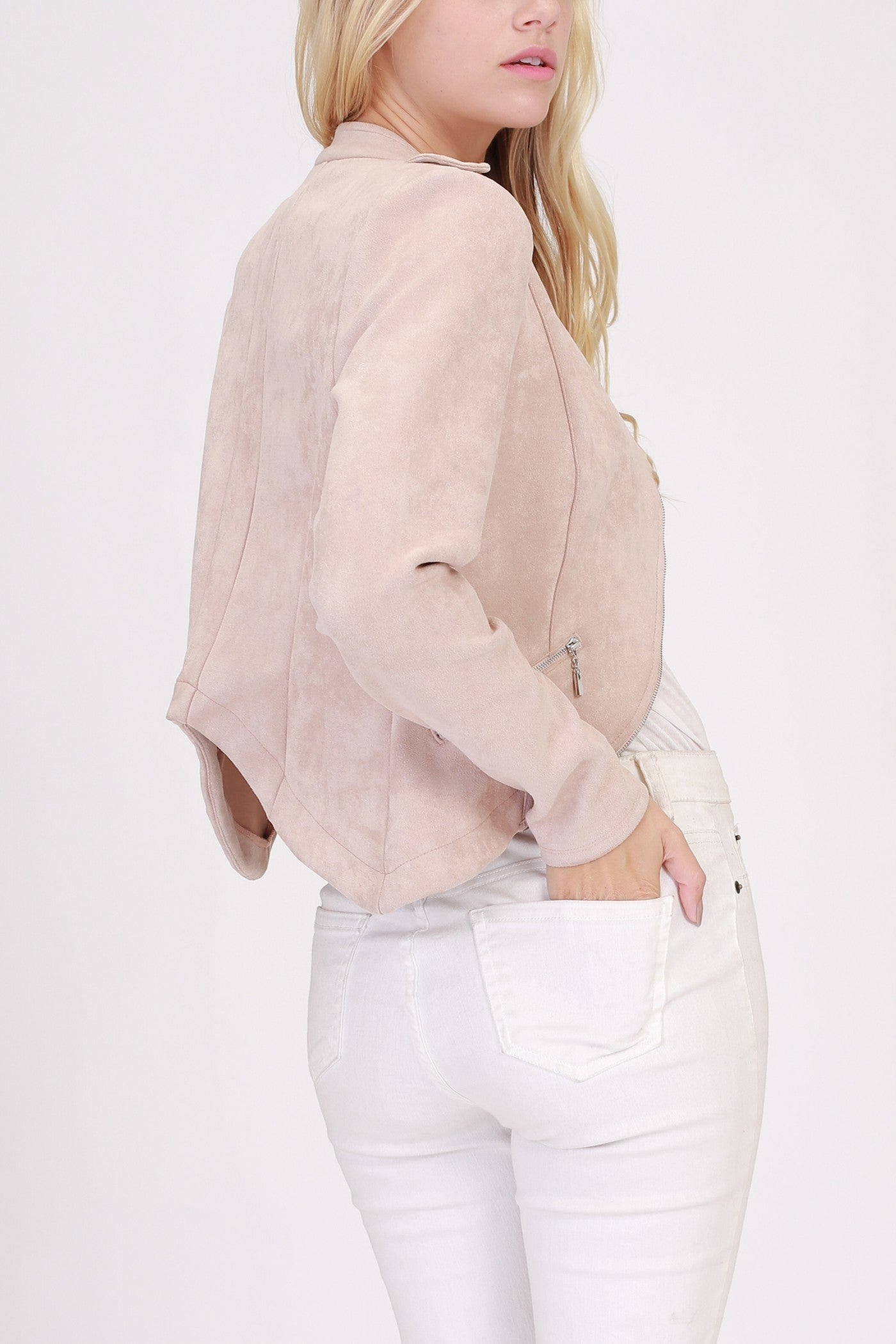 Beige Suede Jacket