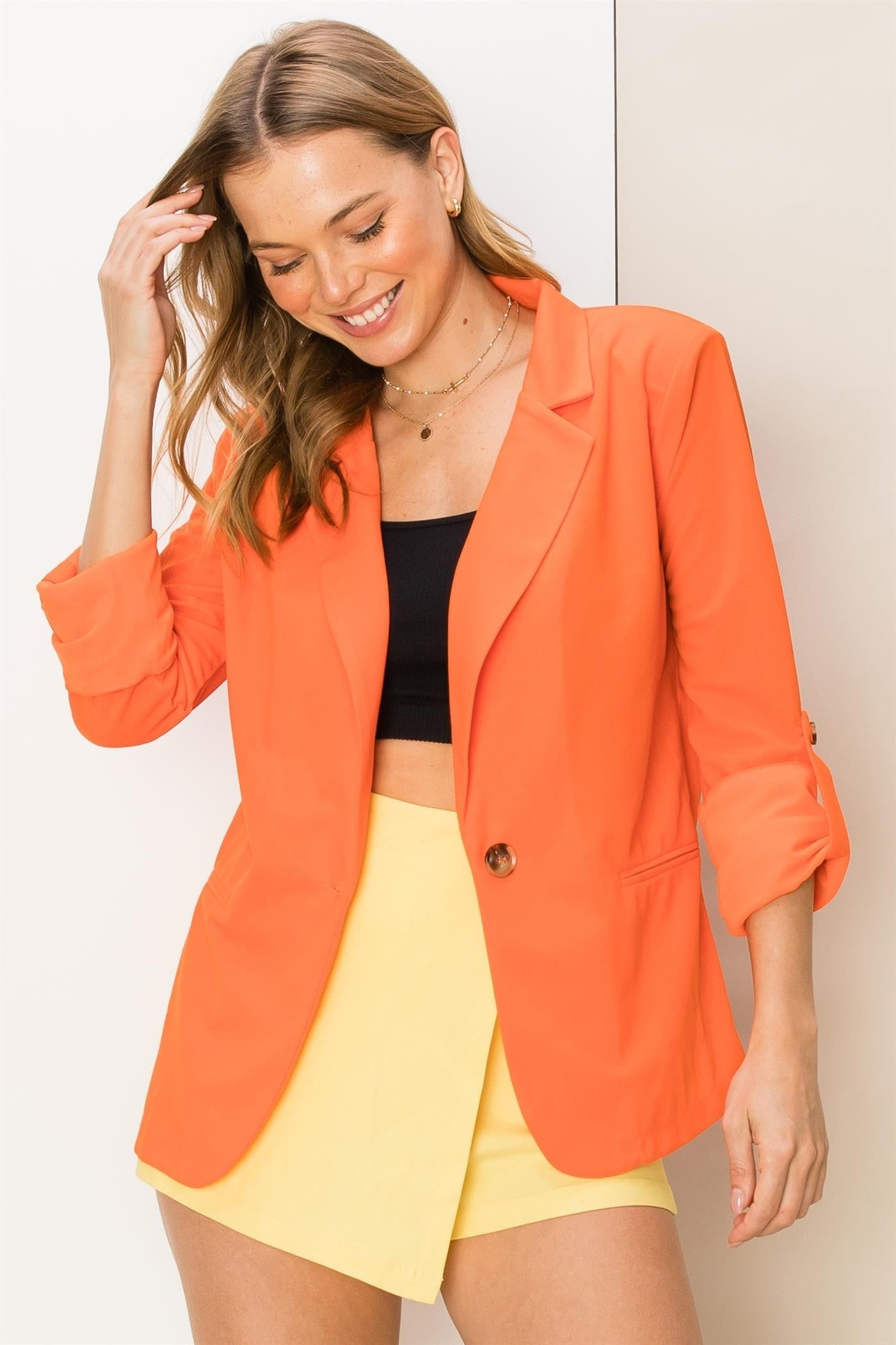 Orange Blazer