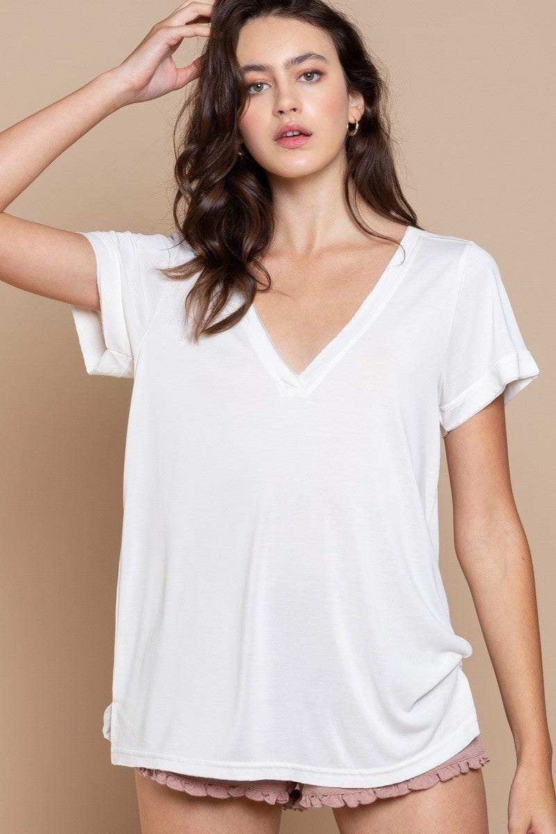 Plain Rough Cut Top