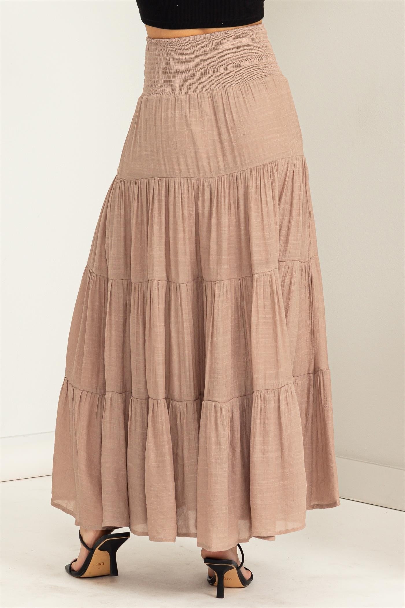 Taupe Maxi Skirt