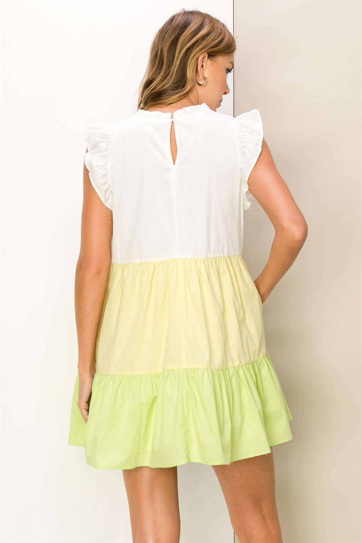Multi Color Babydoll Dress