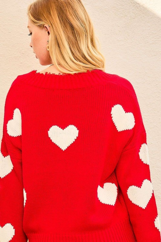 Red Heart Sweater