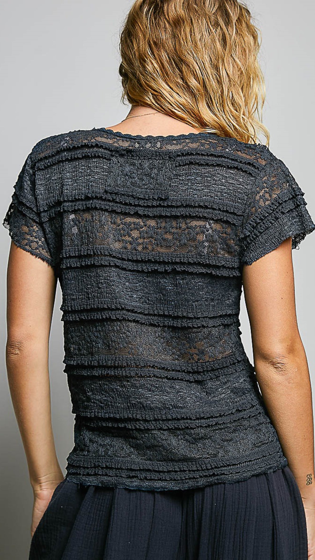 Lace V-Neck Top