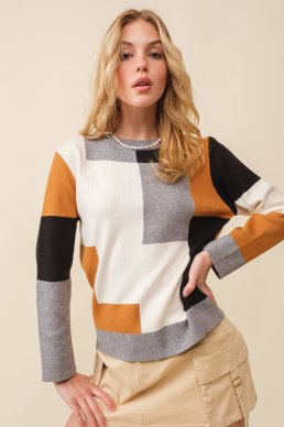 Color Block Sweater