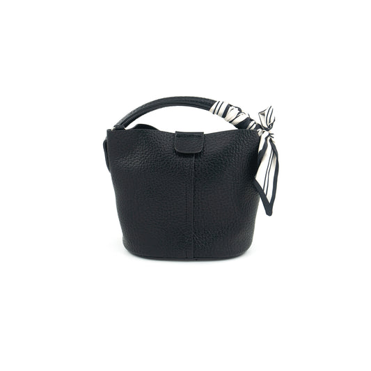 Small Black Bucket Bag