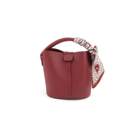 Small Red Bucket Bag