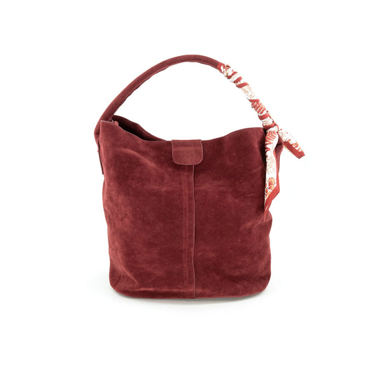Burgundy Faux Bag