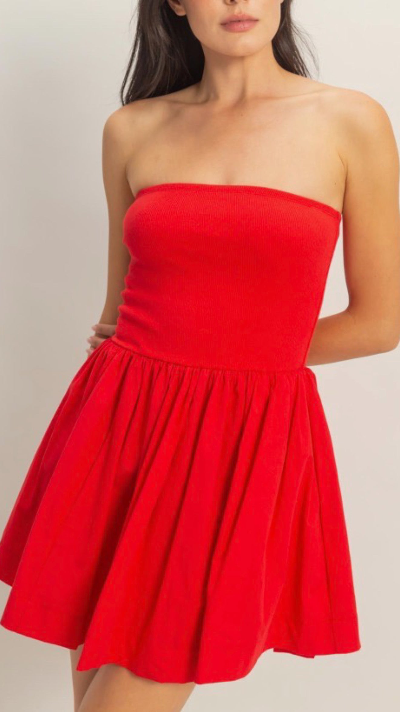 Stapless Dress w Pockets