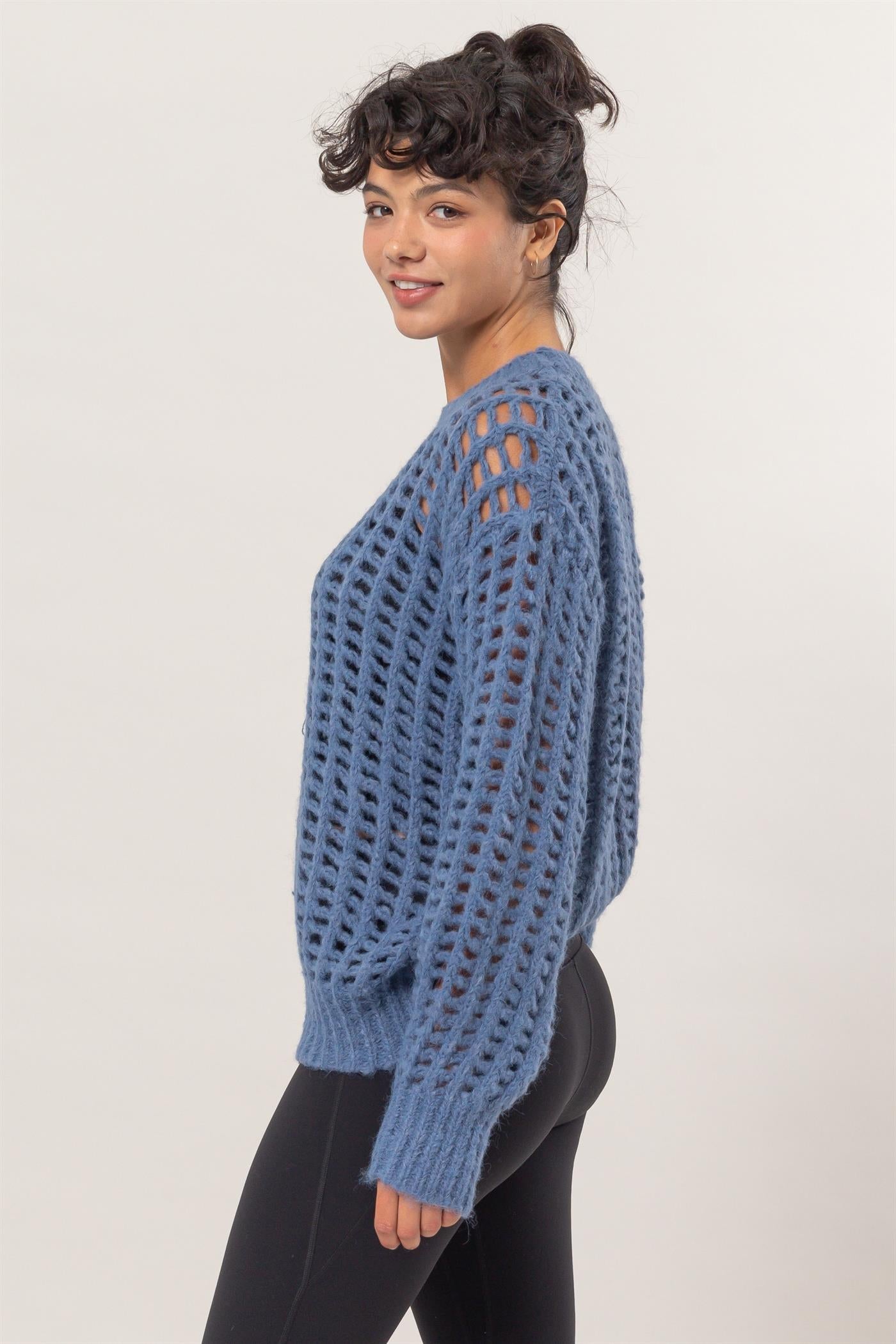 Open Knit Sweater