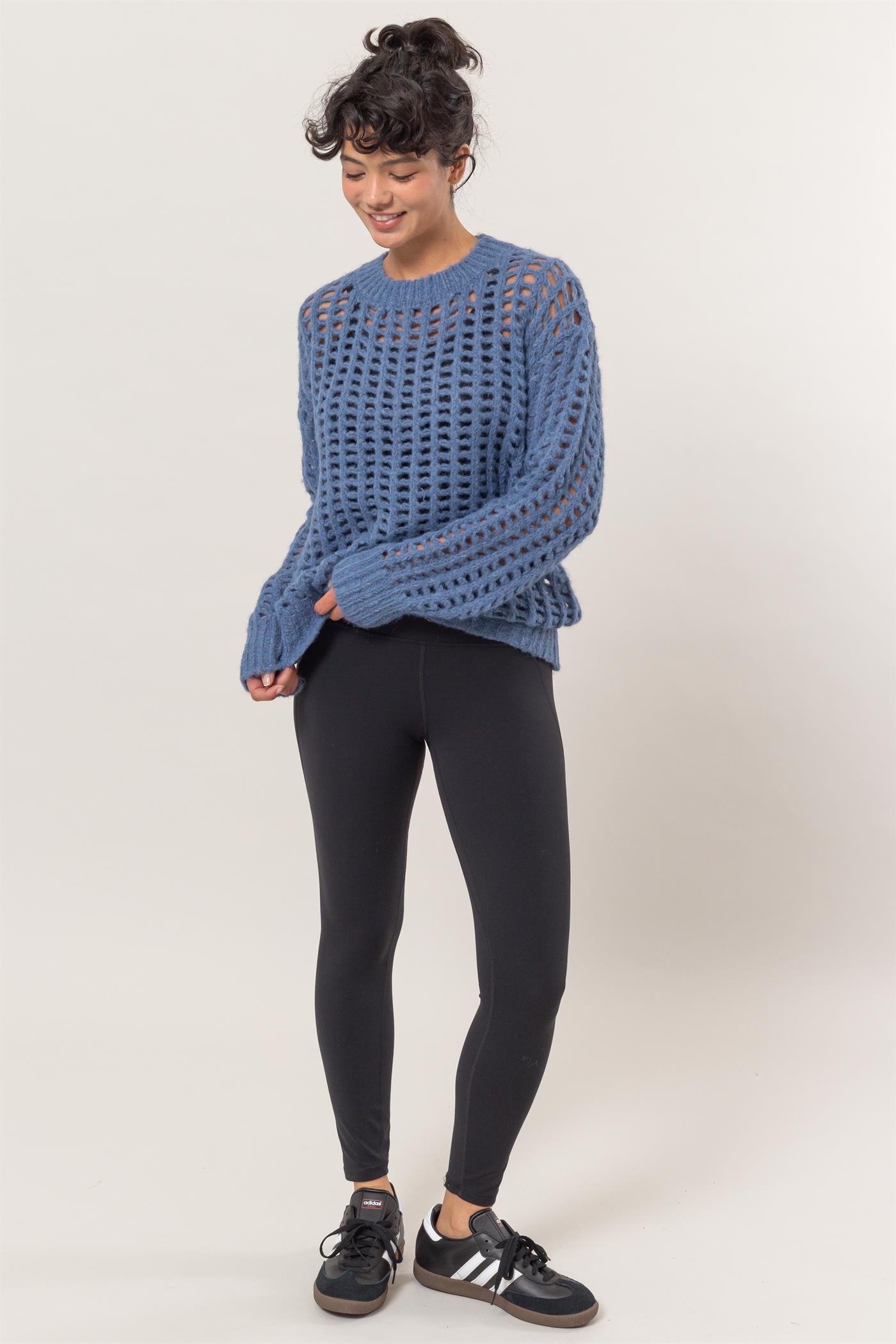 Open Knit Sweater