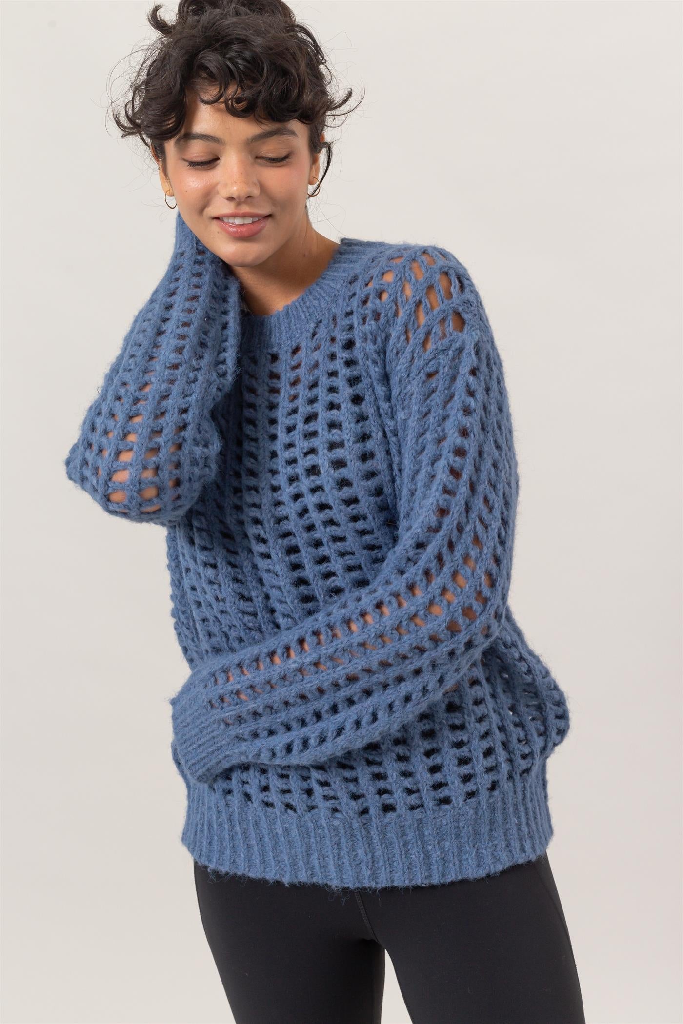 Open Knit Sweater