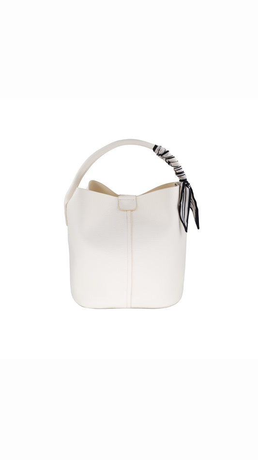 Small White Bucket Bag