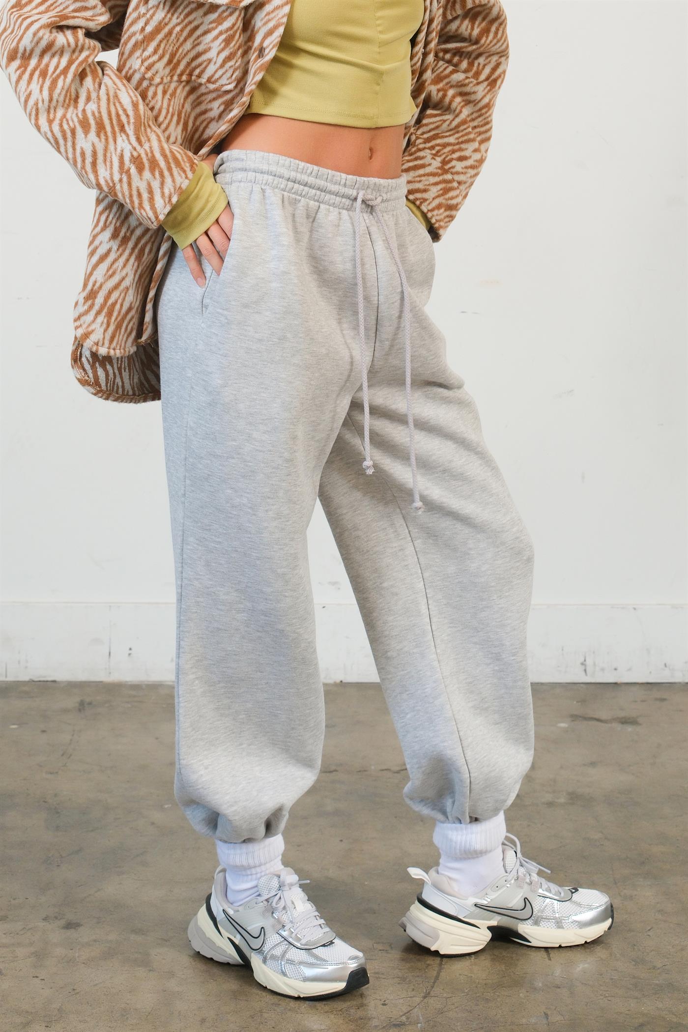 Heather Grey Joggers