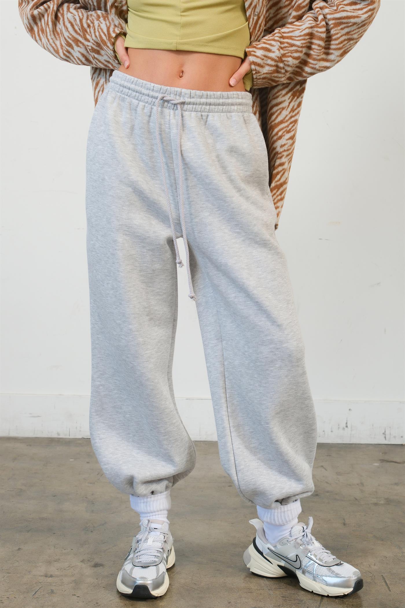 Heather Grey Joggers