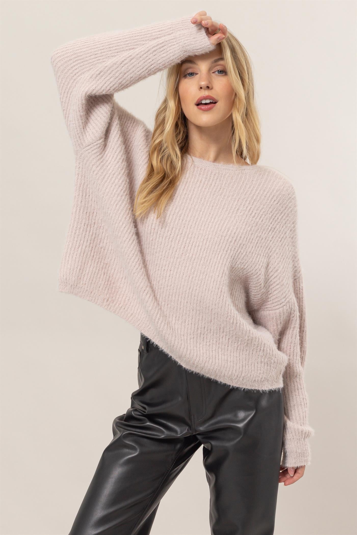 Violet Backless Sweater