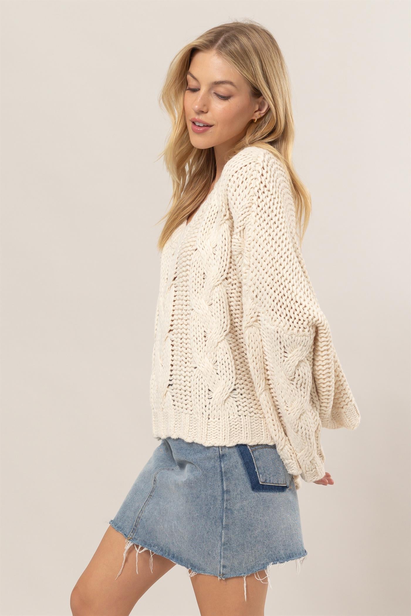 Cream Sweater