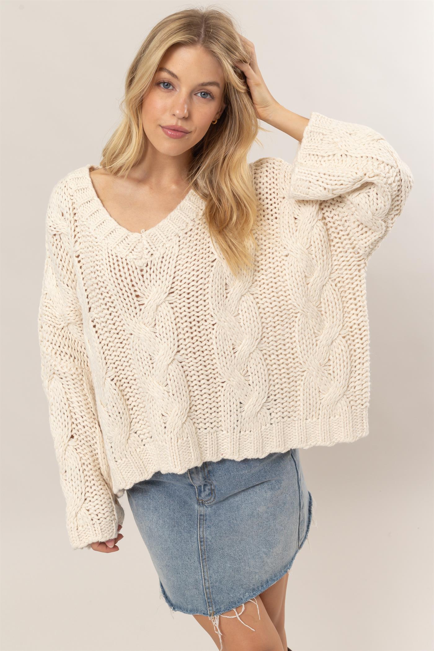 Cream Sweater