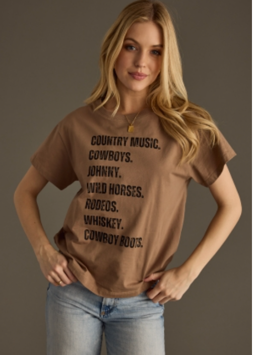 Western List Tee