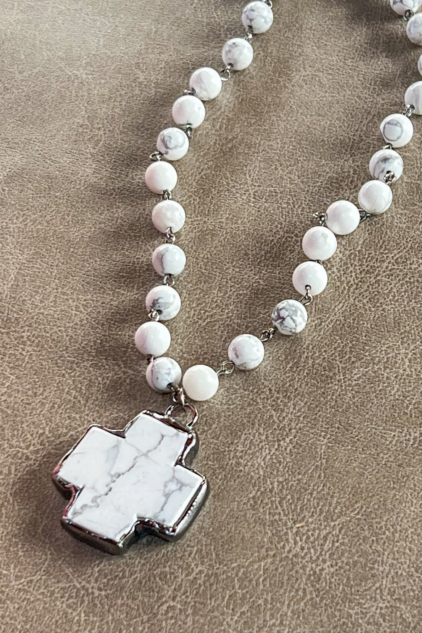 Theresa  White Necklace