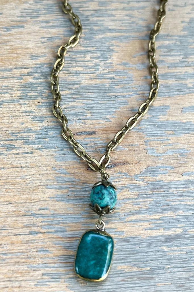 Green Short Sicily Necklace