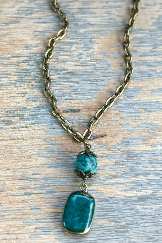 Green Short Sicily Necklace