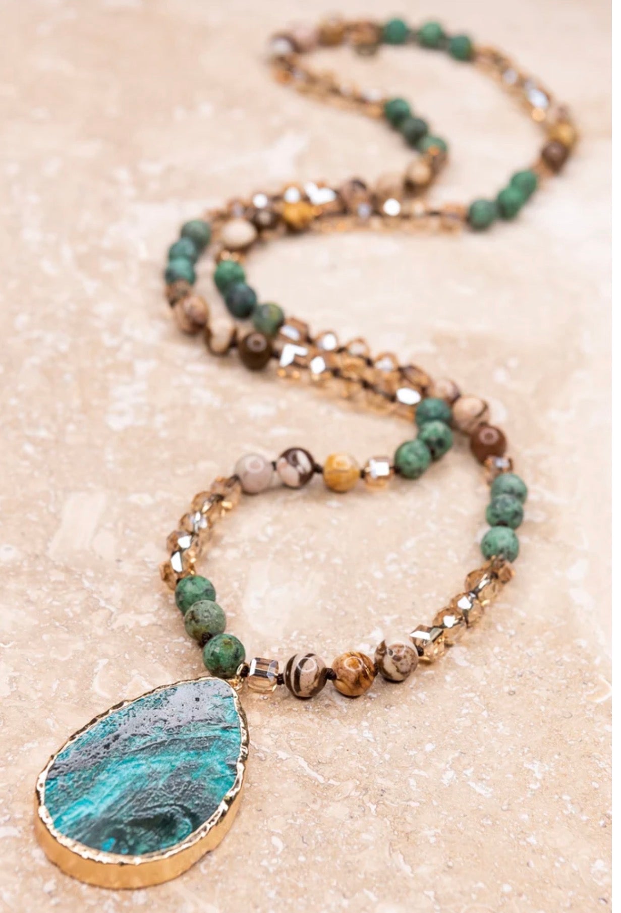 Sabrina Necklace In Jade