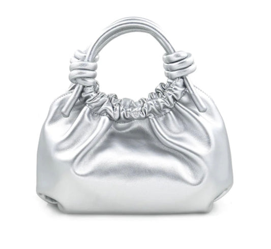 Silver Crossbody Purse