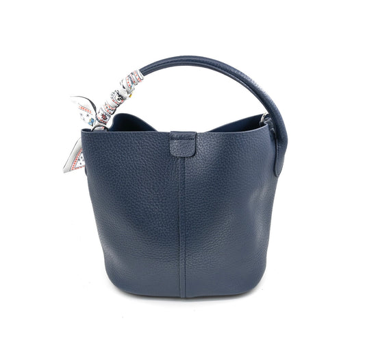 Navy Large Cinch Purse