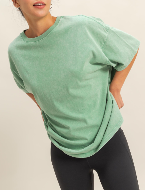 Oversized Emerald Shirt