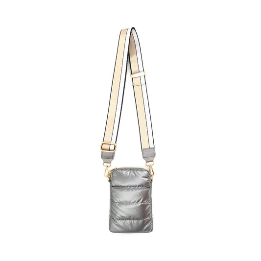 Pewter Puffer Cellphone Holder