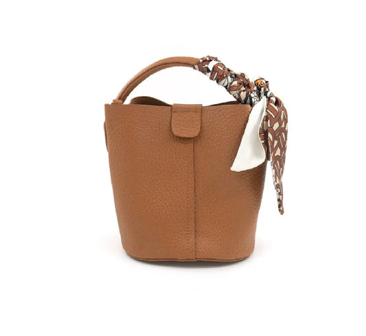 Brown Large Bucket Bag