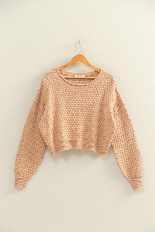 Dark Taupe Knit Sweater